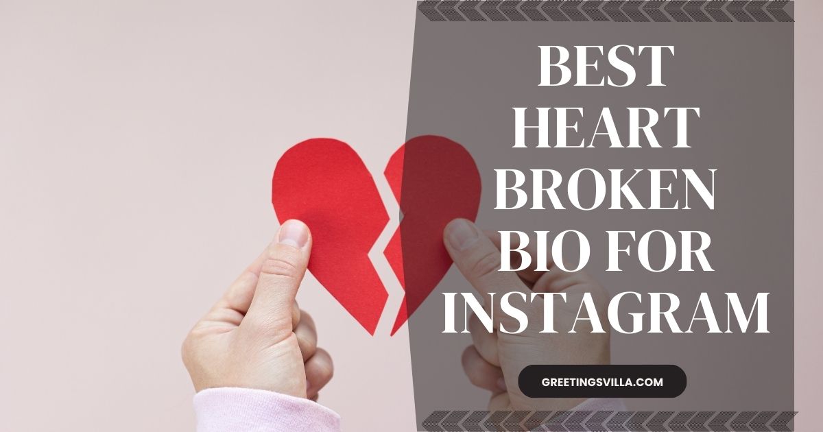 Best Heart Broken Bio For Instagram